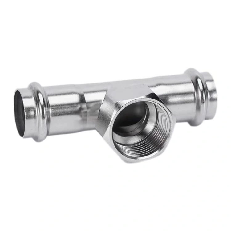 Dubbeldruk T-stuk met binnendraad