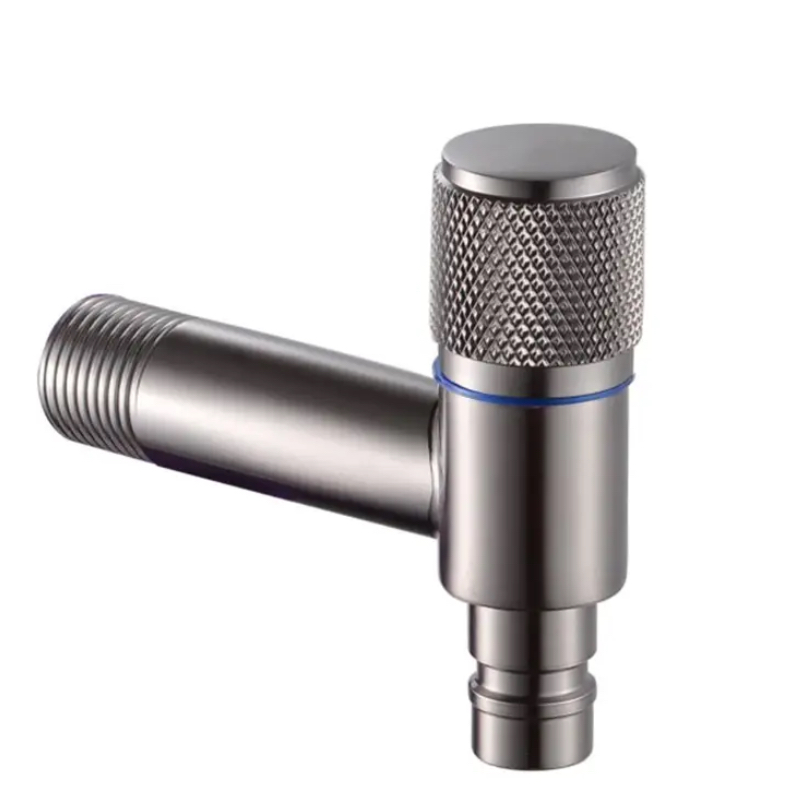 Verlengde gekartelde knop Wasmachine waterafsluiter Verlengde gekartelde knop Wasmachine waterafsluiter