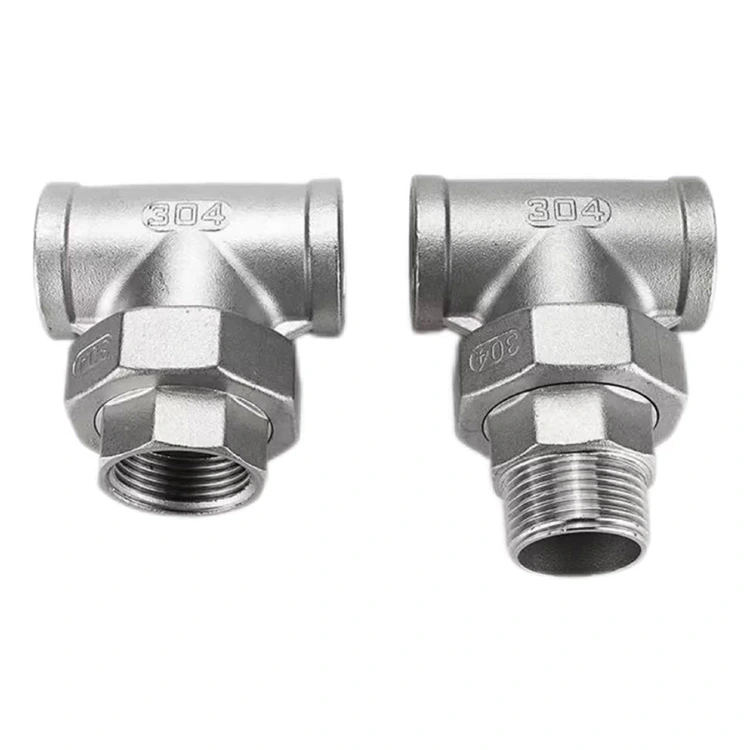 Unie-T-shirt met vrouwelijke schroefdraad