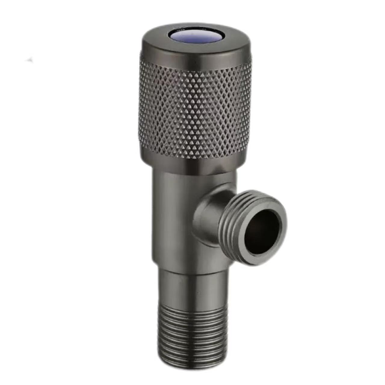 Gunmetal gekartelde handgreep Universele inlaatklep voor warm en koud water